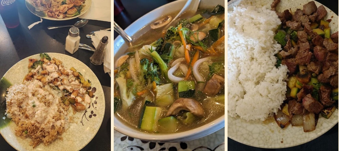 Soho Hibachi Hixson Menu